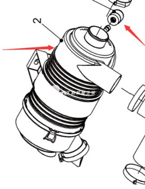 Air filter assembly part number 4700386951