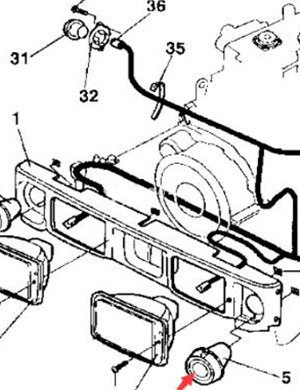  Front turn signal part number 4700791953