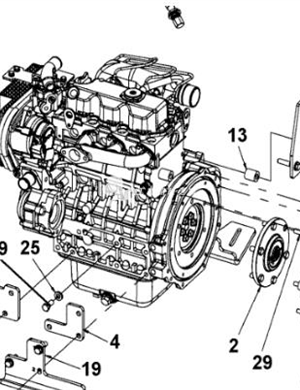 Diesel engine assembly part number 4812120584