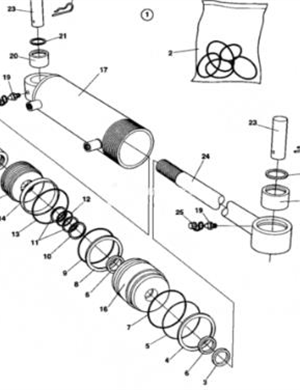 Steering cylinder part number 4700374603 