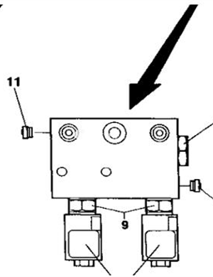 Travel control valve part number 4700358003