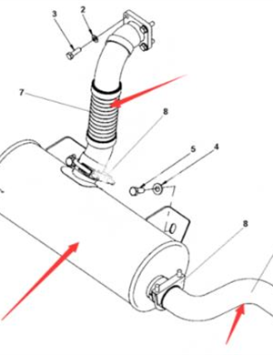 Silencer part number 4812112019 