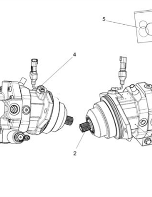 Walking motor part number 4812120567 