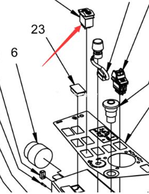 Travel speed switch part number 4812115810 