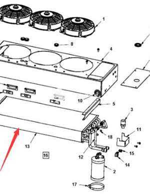  Air conditioning condenser part number 4700950374