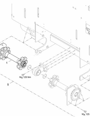 RIVE SHAFT, LEFT SIDE	2044493