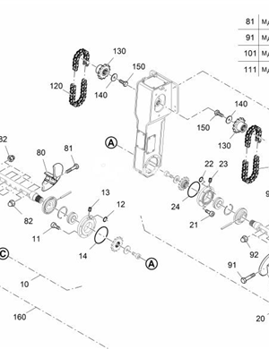 AUGER SHAFT, RIGHT SIDE	2235156