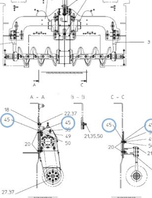 Anti loosening gasket part number D939130018