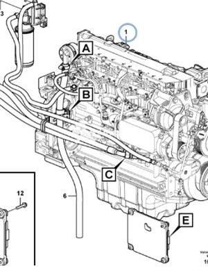 Diesel engine assembly part number J217501