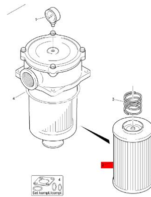  Liquid filter part number 4812112260