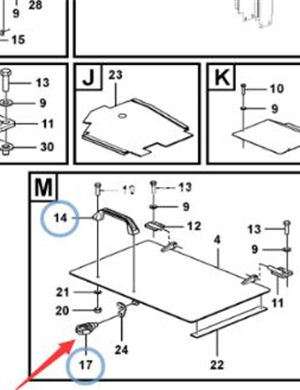 The part number of the side door lock of the paver is 1615696703