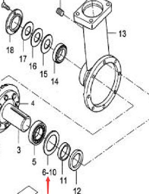 Scraper reducer adjustment gasket part number 756061559