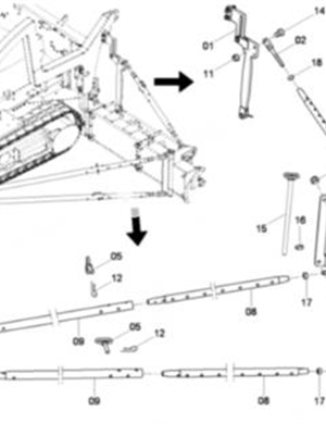 Pull rod adjustment screw part number D635170074