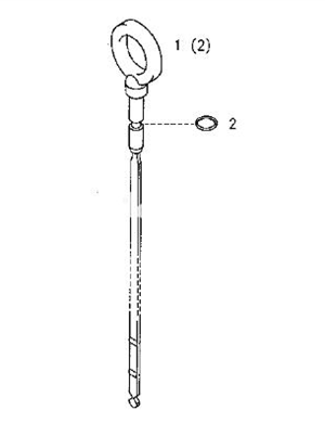 Oil dipstick part number D900505606 