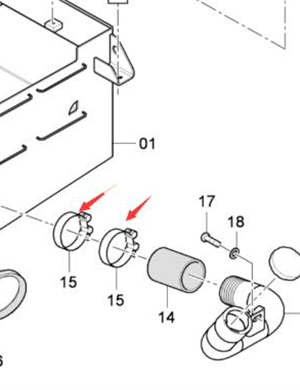 Clamp part number D934349104