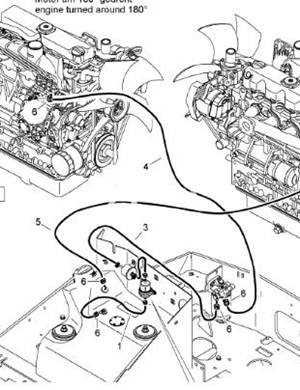 Diesel engine assembly part number CA60001