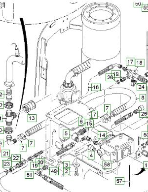 Pipe joint part number 4700334121 