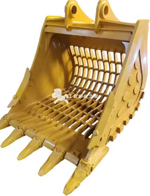 hot sale 20 ton excavator sieve bucket rock type riddle buckets with teeth