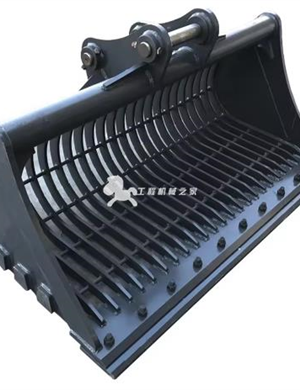 5 Ton Excavator Skeleton Bucket Sieve Bucket to Effectively Sift out Rocks Brush or Other 