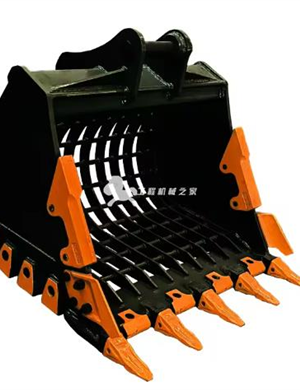  excavator rock skeleton bucket for Volvo EC210 EC220 riddle bucket material selecting buckets