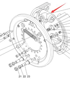  Brake cylinder part number 4812271795