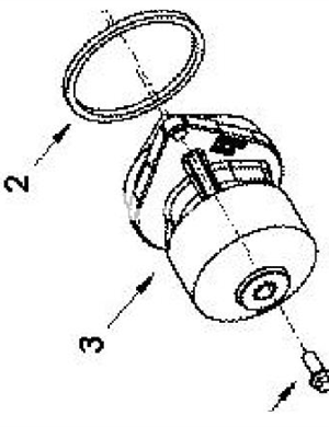 Engine cooling water pump part number 4812271678