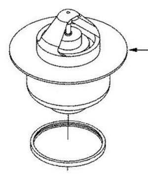 Thermostat part number 481227161 