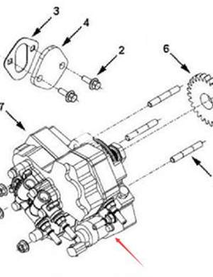  High pressure oil pump part number 4812271622 