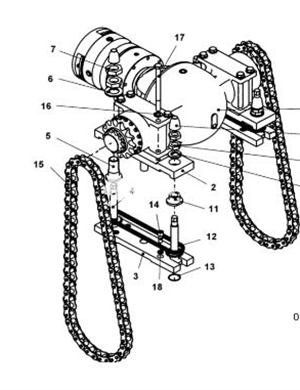 Traveling chain part number 4812266526