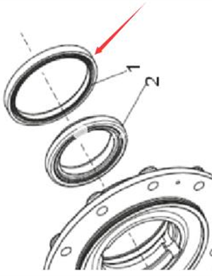 Oil seal part number 4812104410