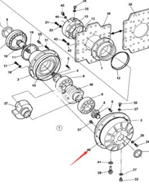 O-shaped sealing ring part number 470090473