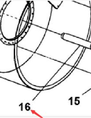 Vibration transmission shaft part number 4812112465