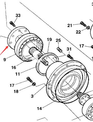 Small vibration flange part number 470034346