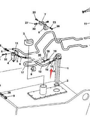  Connection pipe part number 903683