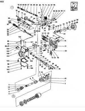 Traveling pump part number 470035700 