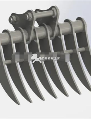 Mini Excavator Machine Excavator Rake Bucket Quality Guarantee Rake Bucket Customized 