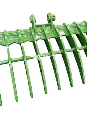   Excavator Rake Bucket Farm Works Lawns Reseeding Garden Forestry Agriculture Rake Buckets