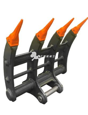 high quality excavator root rake 20 ton excavator rake bucket