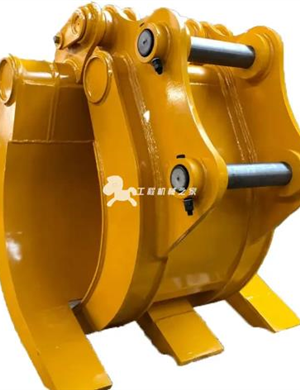 Excavator hydraulic grapple for wood clamp can be rotated suitable various occasions