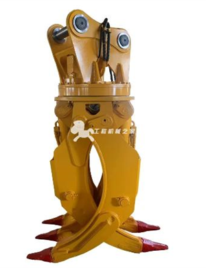   Mini Excavator Hydraulic Timber Gripper Custom OEM Service Supply Log Grab for 20 Ton Excavator