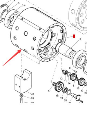  Intermediate vibration body part number 58010624