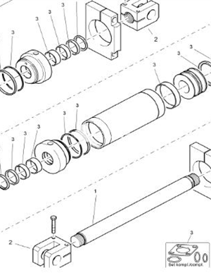   Steering cylinder part number 05850367