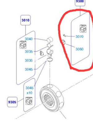 Plunger repair kit part number 05815117 