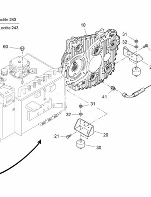 VOGELE  1900-3-2100-3	PUMP SPLITTER GEARBOX	2182569