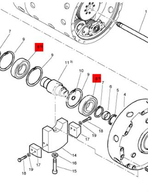 Vibration bearing part number 05224341 