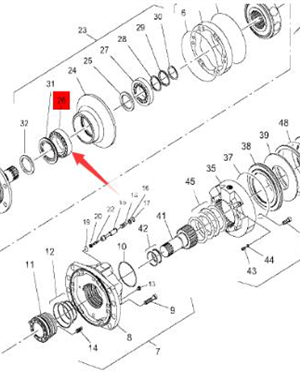 Dust bearing part number 05815160