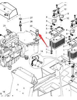 Hydraulic pressure switch part number 07993992