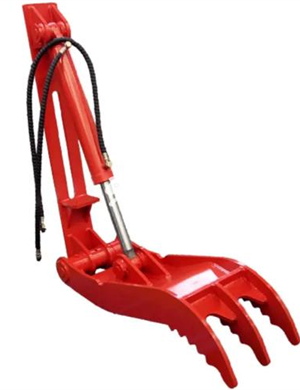 New Excavator Hydraulic Thumb Grab Bucket with Wear-Resisting Material Reduce the Stuff Falling