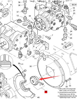  BOMAG throttle solenoid valve part number 05813327 