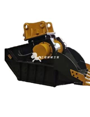 Excavator n stone bucket crusher for crushing construction waste and demolition materials